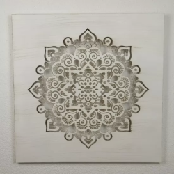 CUADRO MANDALA 30X30CM - DISEÑO 3