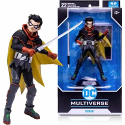 FIGURA ROBIN DAMIAN WAYNE MULTIVERSE DC COMICS 18CM