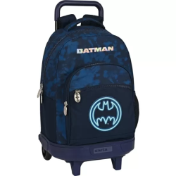 MOCHILA GDE. C/RUEDAS COMPACT EXTRAIBLE BATMAN 