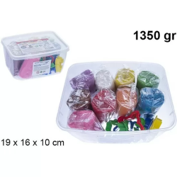 CAJA PLASTILINA CREATIVIDAD 1350 GR