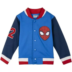 CHAQUETA COTTON BRUSHED BASEBALL SPIDERMAN