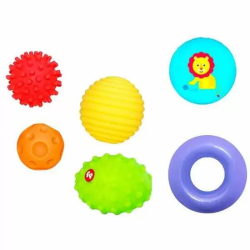 SET 6 PELOTAS ENTRENAMIENTO FISHER-PRICE