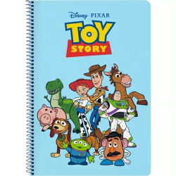 LIBRETA FOLIO 80 H. TAPAS DURAS TOY STORY 