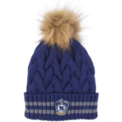 GORRO TRICOT POMPOM HARRY POTTER RAVENCLAW DARK BLUE