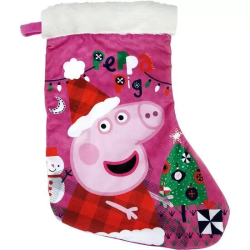 CALCETIN PAPA NOEL 42CM PEPPA PIG 