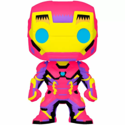 FIGURA POP MARVEL IRON MAN BLACK LIGHT EXCLUSIVE