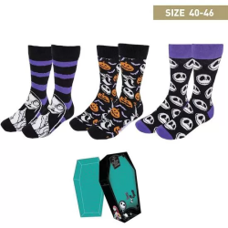 PACK CALCETINES 3 PIEZAS NIGHTMARE BEFORE CHRISTMAS