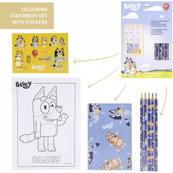 SET DE PAPELERÍA COLOREABLE BLUEY