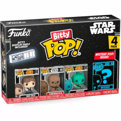 BLISTER 4 FIGURAS BITTY POP STAR WARS HAN SOLO