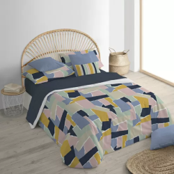 FUNDA NÓRDICA 100% ALGODÓN MODELO JENA PARA CAMA DE 260X240 CM.