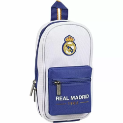 PLUMIER MOCHILA C/4 PORT.VACIO REAL MADRID 1ª EQUIP. 21/22