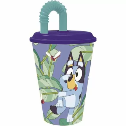 VASO CAÑA BLUEY 430 ML.