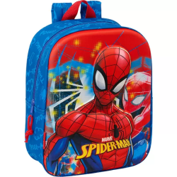 MOCHILA GUARDERIA 3D BOLSILLO RED SPIDER-MAN