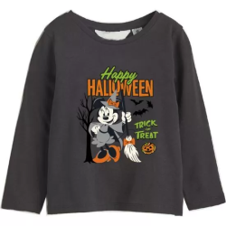 CAMISETA LARGA SINGLE JERSEY MINNIE DARK GRAY