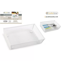 ORGANIZADOR METAL 22.8X15.24X5.2CM CONFORTIME