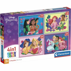 PUZZLE PRINCESAS DISNEY 12-16-20-24PZS