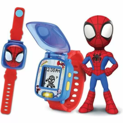 RELOJ EDUCATIVO DE SPIDEY MULTIFUNCION CON 4 JUEGOS Y LA VOZ REAL DE SPIDEY 22,5X4,8X3 CM