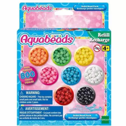 AQUABEADS SET DE ABALORIOS SÓLIDOS ¡CON MÁS DE 800 ABALALORIOS!