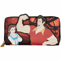 CARTERA VILLANOS ESCENA GASTON LA BELLA Y LA BESTIA DISNEY LOUNGEFLY