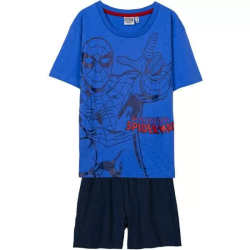 PIJAMA CORTO SINGLE JERSEY SPIDERMAN BLUE