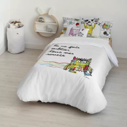 FUNDA NÓRDICA 100% ALGODÓN MODELO LÍOS FRANCÉS PARA CAMA DE 260X240 CM.