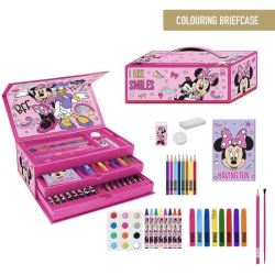 SET PAPELERÍA COLOREABLE MALETÍN MINNIE