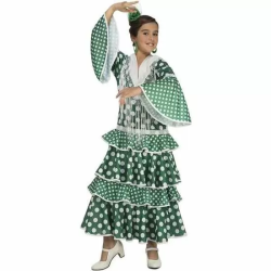 DISFRAZ FLAMENCA GIRALDA 5-6 AÑOS (VESTIDO (NO INCLUYE MANTONCILLO))