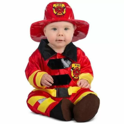 DISFRAZ BEBÉ BOMBERO TALLA 12-24 M