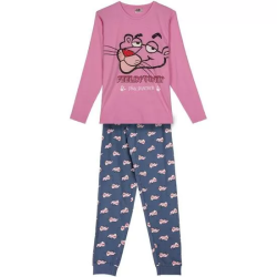 PIJAMA LARGO SINGLE JERSEY PINK PANTHER