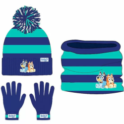 CONJUNTO GORRO GUANTES BRAGA CUELLO BLUEY