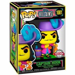 FIGURA POP DISNEY VILLAINS HOOK BLACK LIGHT EXCLUSIVE