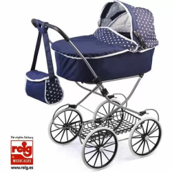 COCHE MUÑECAS CLASSIC DELUXE 89X70X42 CM