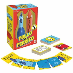 JUEGO POLLO VS PERRITO. ¿QUIÉN SERÁ EL MEJOR: POLLO O PERRITO? 26,7 X 18 X 7,5