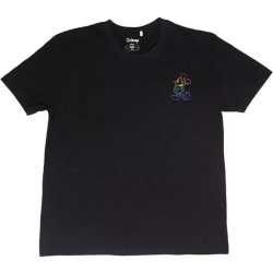 CAMISETA CORTA ACID WASH DISNEY PRIDE NEGRO