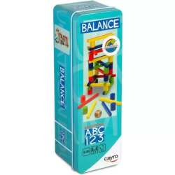 JUEGO BALANCE MADERA CAJA METAL