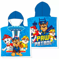 PONCHO TOALLA PATRULLA CANINA PAW PATROL ALGODON