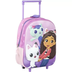 MOCHILA INFANTIL TROLLEY 3D GABBY´S DOLLHOUSE