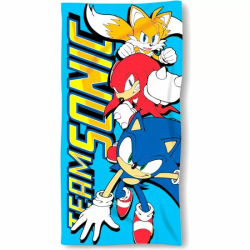 TOALLA SONIC THE HEDGEHOG MICROFIBRA