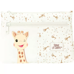 PORTATODO GDE. 2 CREMALLERAS SOPHIE LA GIRAFE HONEY