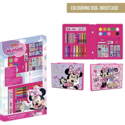 SET PAPELERÍA COLOREABLE CAJA MINNIE