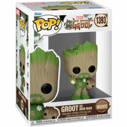 FIGURA POP MARVEL WE ARE GROOT - GROOT AS IRON MAN