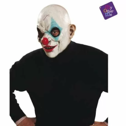 FULL CLOWN LATEX MASK ONE SIZE