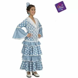 DISFRAZ FLAMENCA HUELVA VESTIDO (NO INCLUYE MANTONCILLO) TALLA 3-4 AÑOS