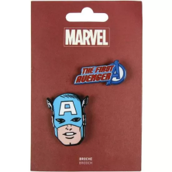 BROCHE AVENGERS CAPITAN AMERICA BLUE