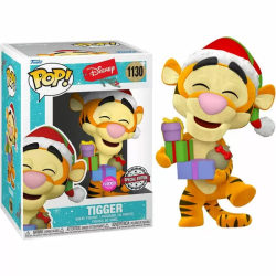 FIGURA POP DISNEY HOLIDAY TIGGER FLOCKED EXCLUSIVE