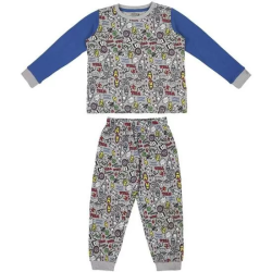 PIJAMA LARGO INTERLOCK AVENGERS GRAY