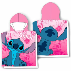 PONCHO TOALLA STITCH DISNEY MICROFIBRA