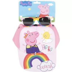 GORRA SET GAFAS DE SOL PEPPA PIG PINK