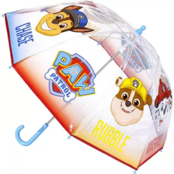 PARAGUAS MANUAL POE BURBUJA PAW PATROL MULTICOLOR