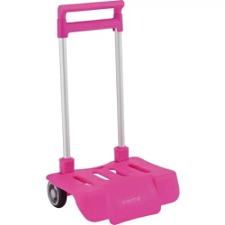 CARRO PORTAMOCHILAS PLEGABLE FUCSIA